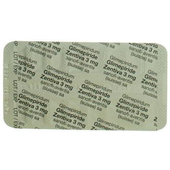 Glimepiride Zentiva Tabl 3 mg 30 pcs