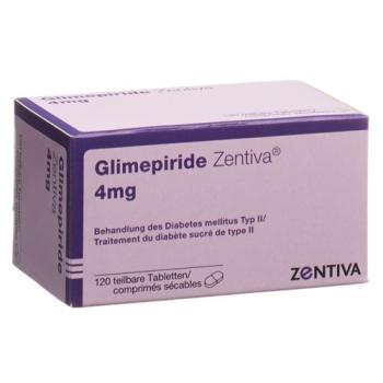 Glimepiride Zentiva Tabl 4 mg 120 pcs