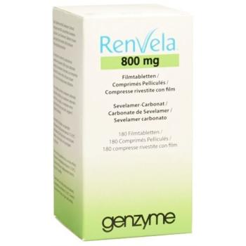 Renvela Filmtablet 800 mg Ds 180 pcs