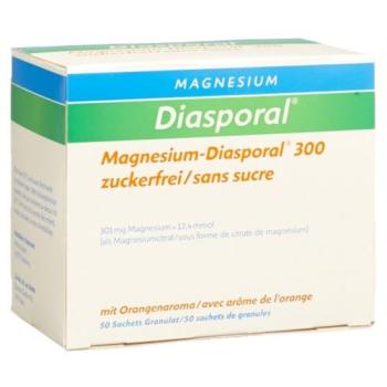 Magnesium Diasporal Gran 300 mg sugar-free bag 50 pcs