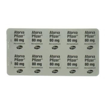 Atorva Pfizer Filmtablet 80 mg 30 pcs