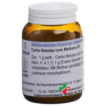 Weleda Carbo Betulae cum Methano Trituration D 3 50 g