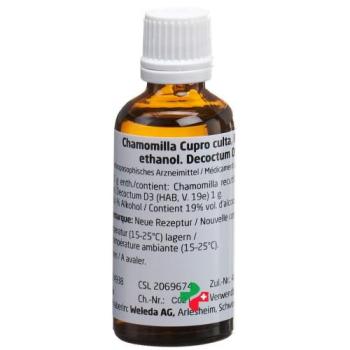 Weleda Chamomilla Cuproculta Radix Dil D 3 50 ml