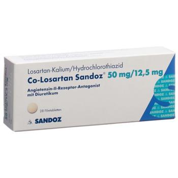 Co-Losartan Sandoz Filmtablet 50/12.5mg 28 pcs