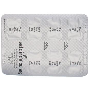Adcirca Filmtablet 20 mg 56 pcs