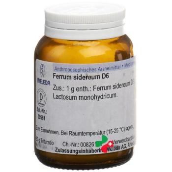 Weleda Ferrum Sidereum D 6 Trituration 50 g