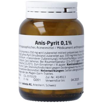 Weleda aniseed pyrite 0.1% tablet 50 g