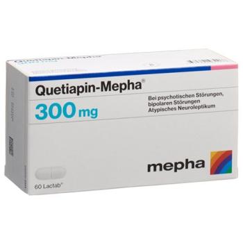 Quetiapin-Mepha Lactab 300 mg 100 pcs