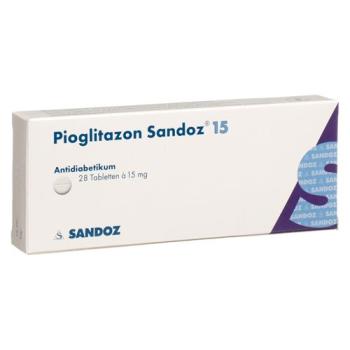 Pioglitazon Sandoz 15 mg 28 tablets