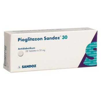 Pioglitazon Sandoz 30 mg 28 tablets