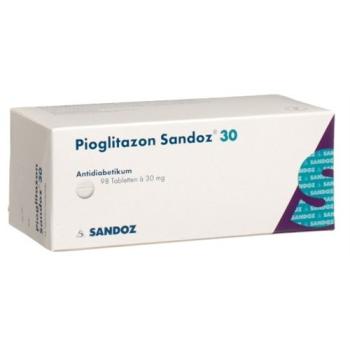 Pioglitazone Sandoz Tabl 30 mg 98 pcs