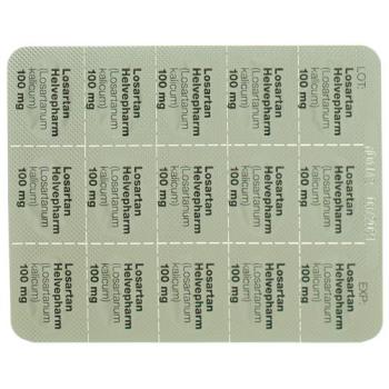 Losartan Helvepharm Filmtabl 100 mg 98 pcs