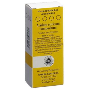 Sanum Acidum citricum compositum Tabl 80 pcs