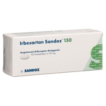 Irbesartan Sandoz film tablets 150 mg 98 pcs