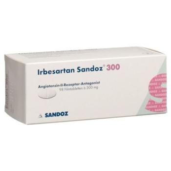 Irbesartan Sandoz film tablets 300 mg 98 pcs