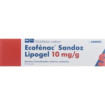 Ecofenac Sandoz Lipogel 1% tube 50g