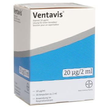 Ventavis Inhal L&ouml;s 20 mcg/2ml 2 ml ampoule 10 x 30 pcs