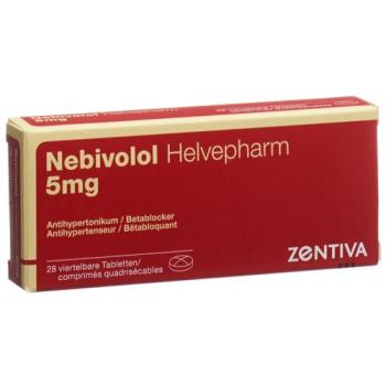 Nebivolol Helvepharm Tabl 5 mg 28 pcs