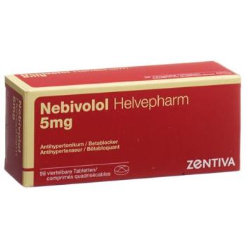 Nebivolol Helvepharm Tabl 5 mg 98 pcs