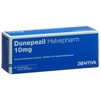Donepezil Helvepharm 10 mg 28 filmtablets