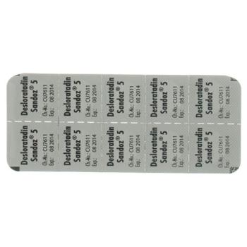 Desloratadin Sandoz film tablets 5 mg 10 pcs