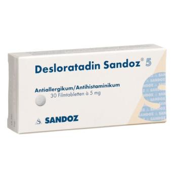 Desloratadine Sandoz film tablets 5 mg 30 pcs