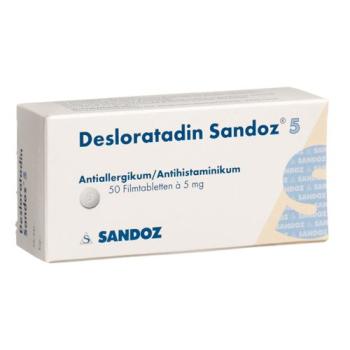 Desloratadine Sandoz film tablets 5 mg 50 pcs