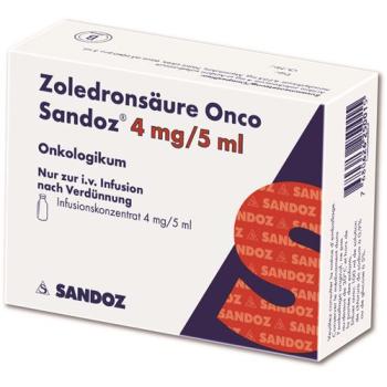 Zoledronic Acid Onco Sandoz Inf Konz 4 mg/5ml Durchstf