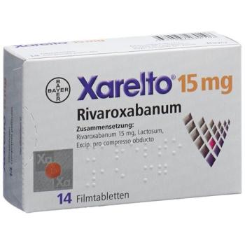 Xarelto Filmtablet 15 mg 14 pcs