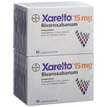 Xarelto Filmtablet 15 mg 10 x
