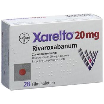 Xarelto Filmtablet 20 mg 28 pcs