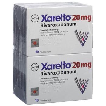 Xarelto Filmtablet 20 mg 10 x