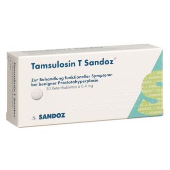 Tamsulosin T Sandoz Ret Tabl 0.4 mg 30 pcs