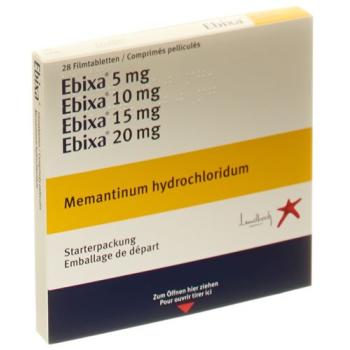 Ebixa starter pack film tablets 7x5 mg. 7x10mg .7x15mg. 7x20mg 28