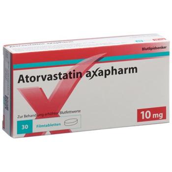 Atorvastatin Axapharm Filmtabl 10 mg 30 pcs