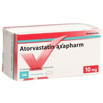 Atorvastatin Axapharm Filmtabl 10 mg 100 pcs
