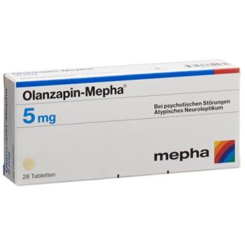Olanzapin-Mepha Tabl 5 mg 28 pcs