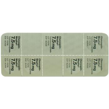 Olanzapin-Mepha Tabl 7.5 mg 28 pcs