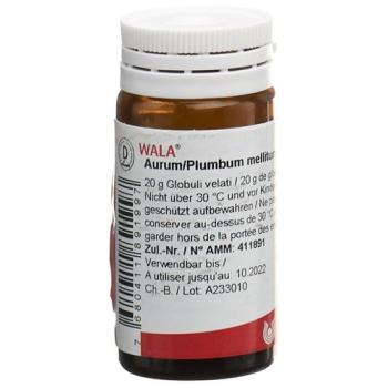 Wala Aurum/Plumbum mellitum comp. Glob bottle 20 g