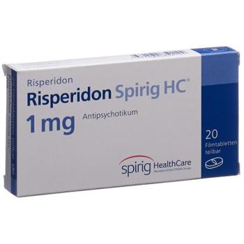 Risperidon Spirig HC Filmtabl 1 mg 20 pcs