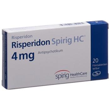 Risperidone Spirig HC Filmtabl 4 mg 20 pcs