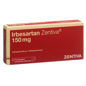 Irbesartan Zentiva Filmtabl 150 mg 28 pcs