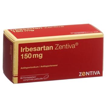 Irbesartan Zentiva Filmtabl 150 mg 98 pcs
