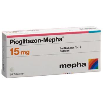 Pioglitazon Mepha 15 mg 98 tablets