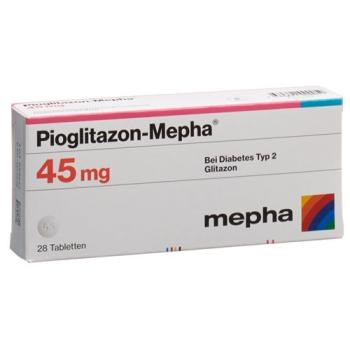 Pioglitazon Mepha 45 mg 28 tablets