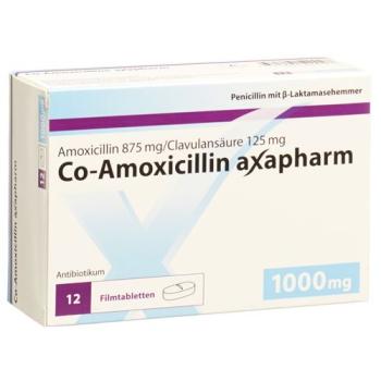 CO Amoxicillin Axapharm 1000 mg 12 filmtablets