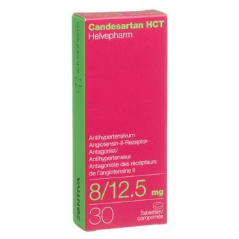 Candesartan HCT Helvepharm Tabl 8/12.5mg 30 pcs