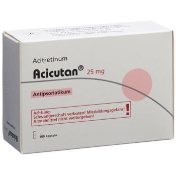 Acicutan Caps 25 mg 100 pcs