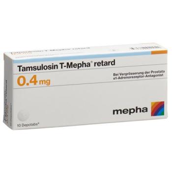 Tamsulosin T-Mepha retard Depotabs 0.4 mg 10 pcs