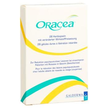 Oracea Ret Kaps 40 mg 28 pcs